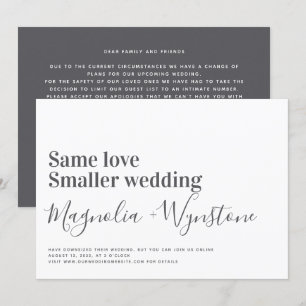 Same Love Smaller Wedding Invitation