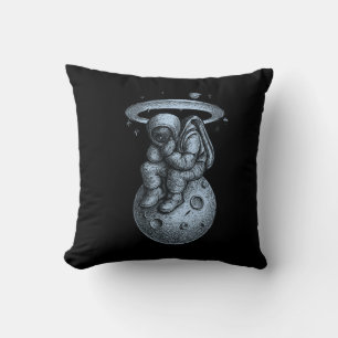 Same Problems, Different Galaxies Minimal Art Throw Pillow