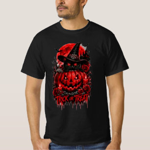 Same Spooky Energy Raven Pumpkin Gothic Halloween T-Shirt