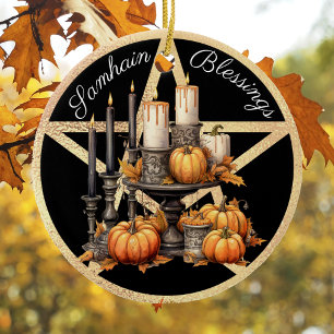 Samhain 1 ceramic ornament