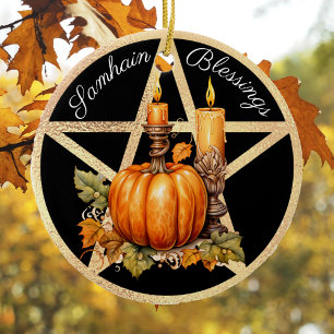 Samhain 1 ceramic ornament