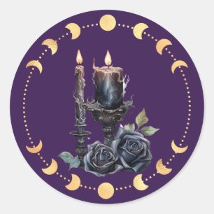 Samhain 2  classic round sticker