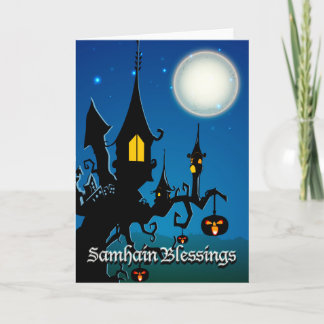 'Samhain Blessings' Card