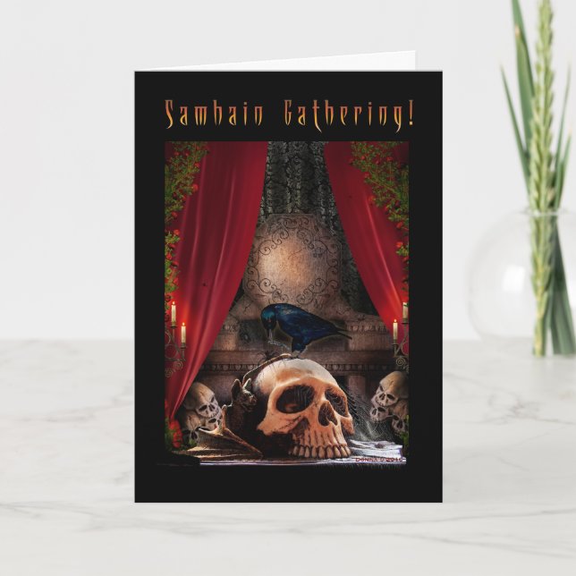 Samhain Gathering Invitation - Ravens Den (Front)