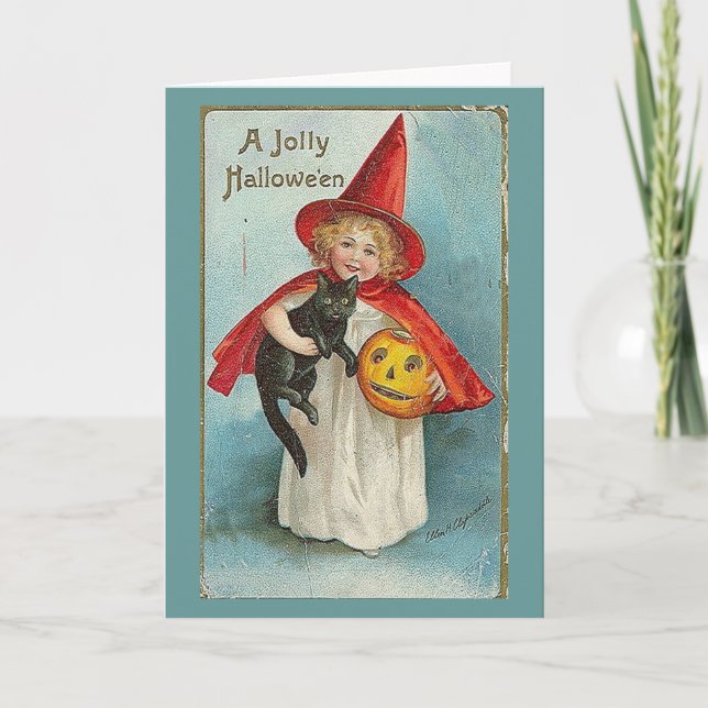 Samhain Greeting Holiday Card (Front)