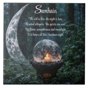 Samhain Sabbat Decor Tile