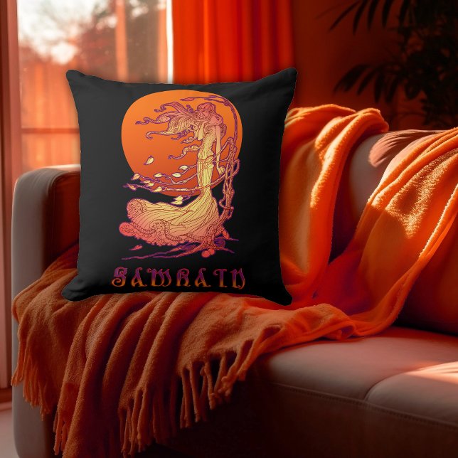 Samhain Throw Pillow (Creator Uploaded)