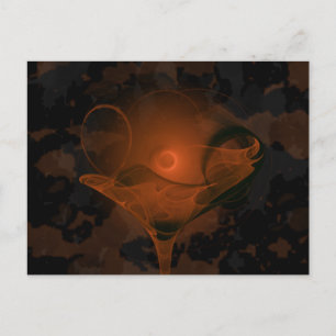 Samhain Toast Faery Martini Art Postcard