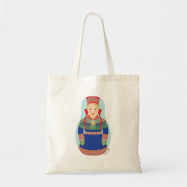 Sami (cheveux blonds) Sac Matryoshka (Devant)