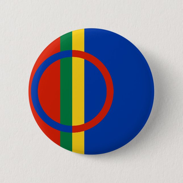 Sami, Finland 2 Inch Round Button (Front)