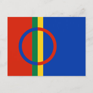 Sami Flag Postcard
