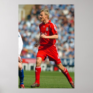 Sami Hyypia Playing For Liverpool FC Poster