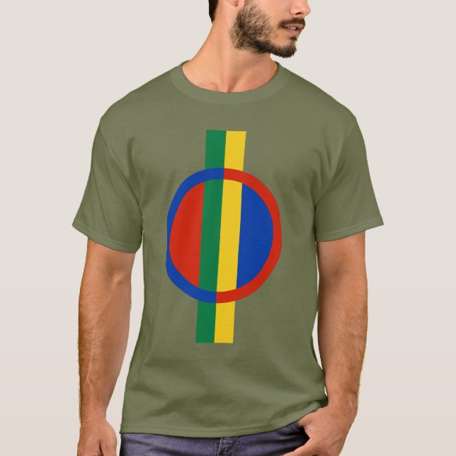 Sami People Flag T-Shirt (Front)