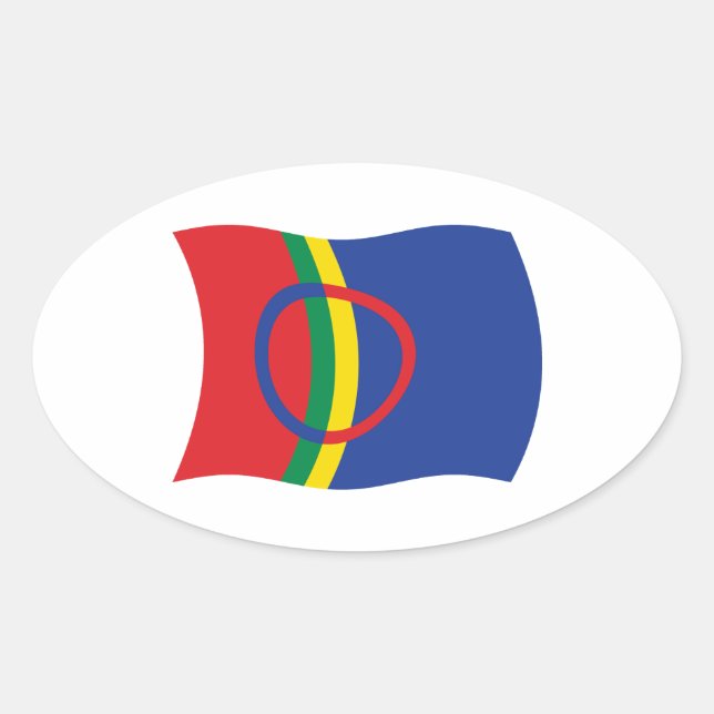 Sami People Sticker Drapeau (Devant)