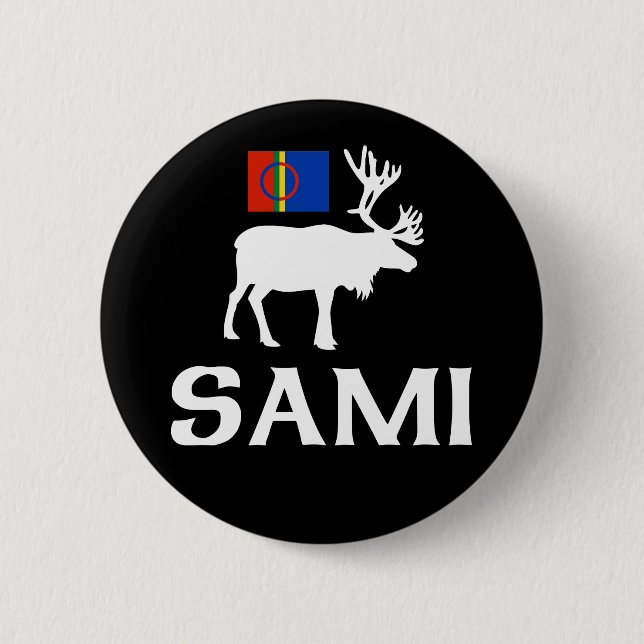 Sami, the People of Eight Seasons 2 Inch Round Button (Front)