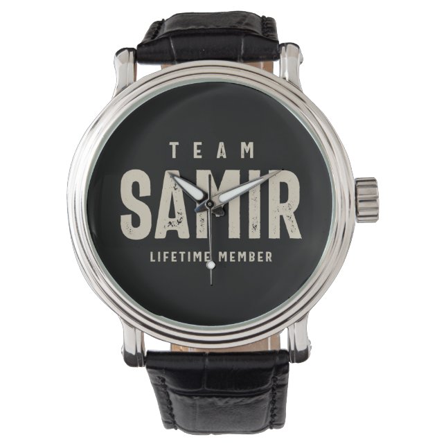 Samir Personalized Name  Watch (Front)
