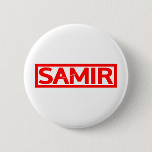 Samir Stamp 2 Inch Round Button