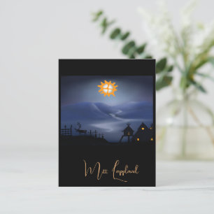 Samisk boplats! holiday postcard