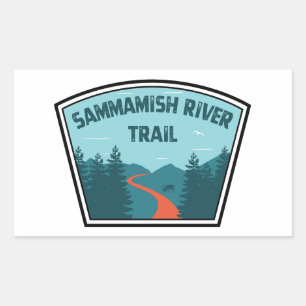 Sammamish River Trail Washington Sticker