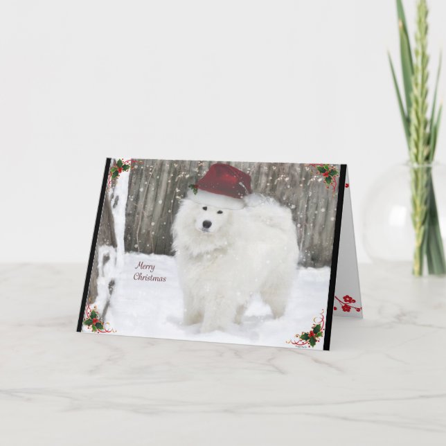 Sammie Christmas Card' 5X7 folded Card (Front)