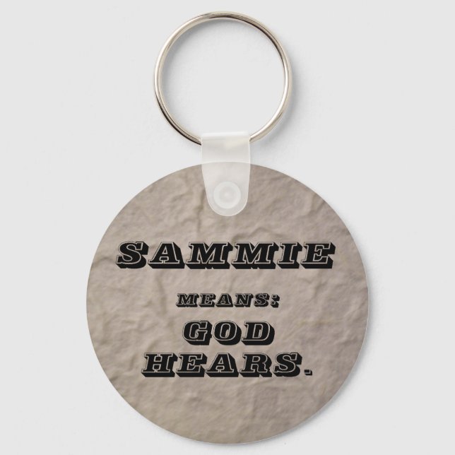 Sammie Keychain (Front)