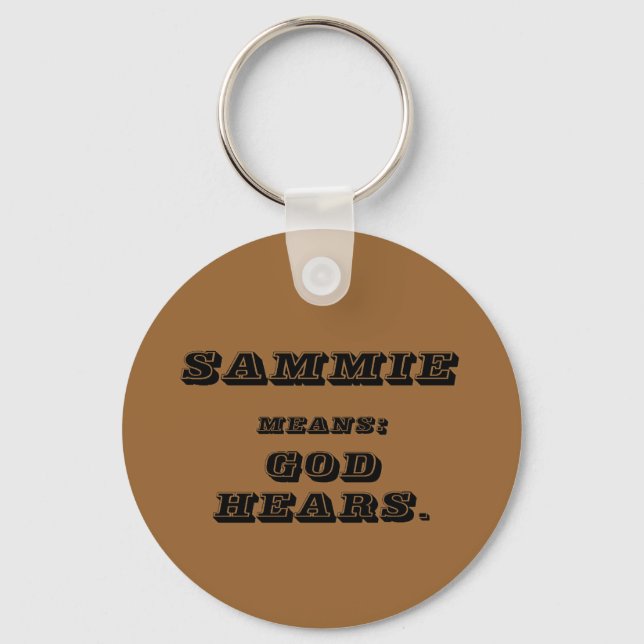Sammie Keychain (Front)