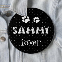 Sammy Spelled in Samoyed Dog Letters