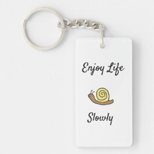 Sammy The Cartoon Snail Keychain