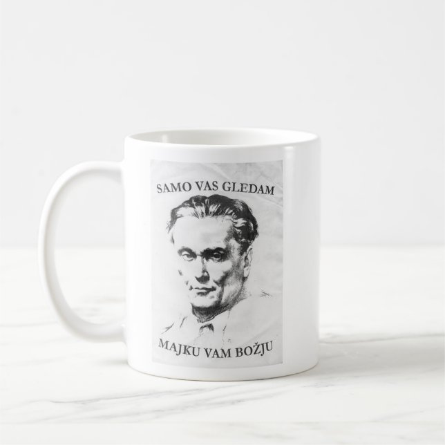 Samo vas gledam coffee mug (Left)