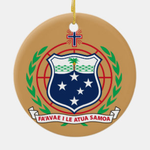 Samoa Christmas Ornament