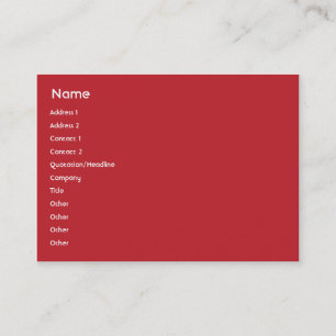 Samoa - Chubby Business Card