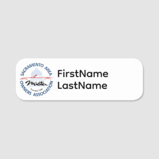 SAMOA Club name badge