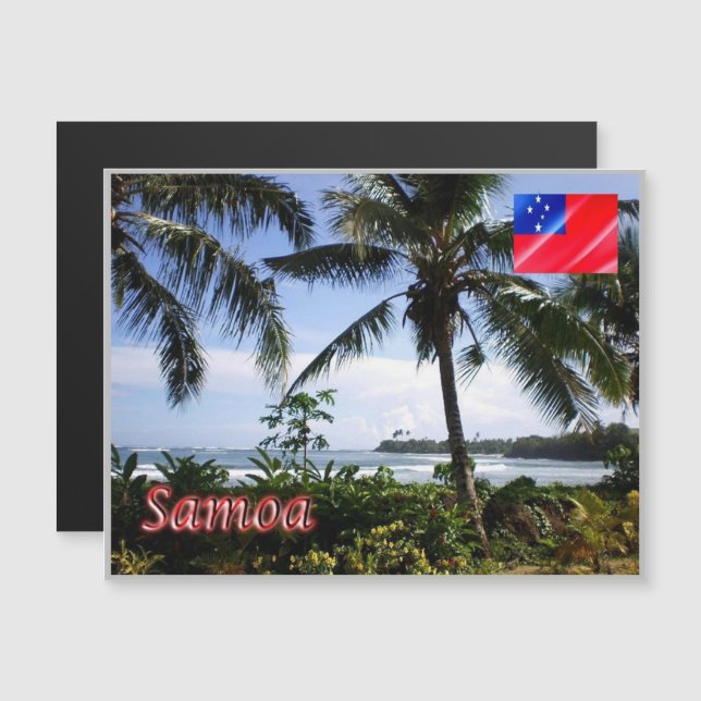 Samoa - Coastline - Panorama - (Front/Back)