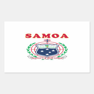 Samoa Coat Of Arms Designs Sticker