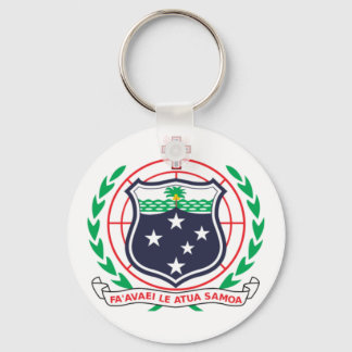 Samoa Coat of Arms Keychain