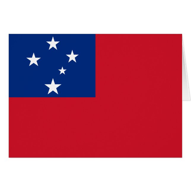 Samoa Flag (Front Horizontal)