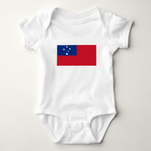 Samoa Flag Baby Bodysuit