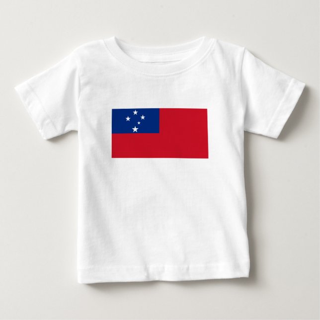 Samoa Flag Baby T-Shirt (Front)