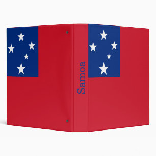 Samoa Flag Binder