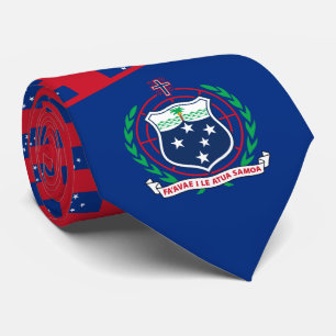 Samoa Flag & Coat of Arms, Samoa Tie