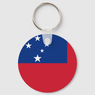 Samoa Flag Keychain