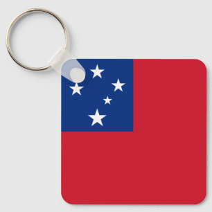 Samoa Flag Keychain
