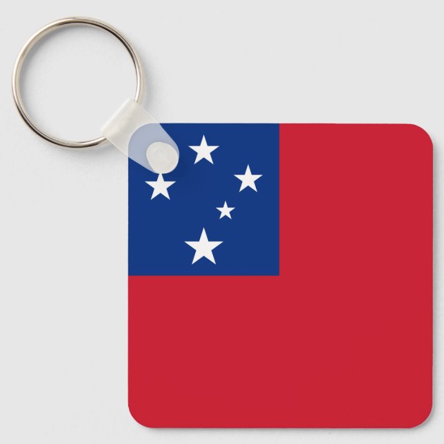 Samoa Flag Keychain (Front)