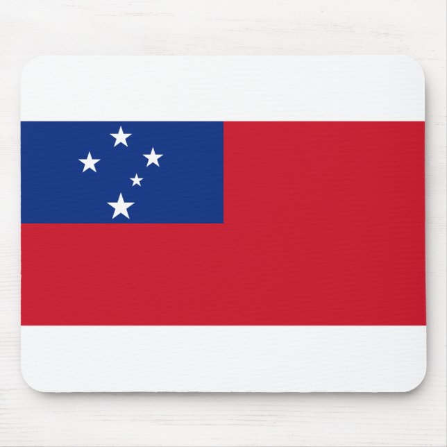 Samoa Flag Mouse Pad (Front)