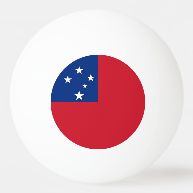 Samoa Flag Ping Pong Ball (Front)