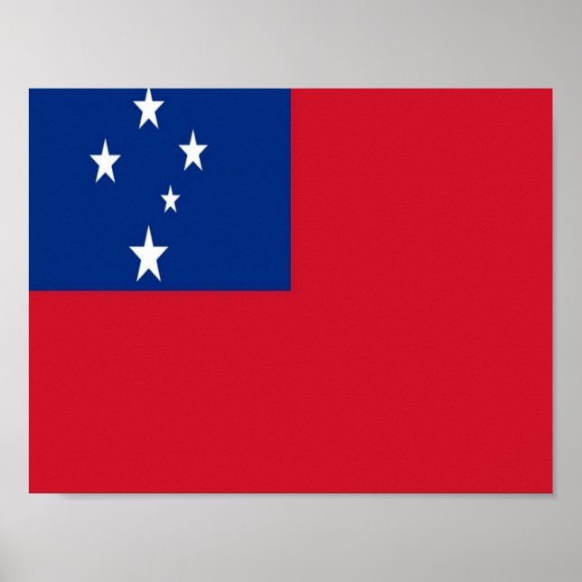 Samoa - Flag - Poster (Front)
