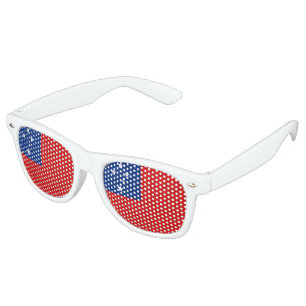 Samoa Flag Retro Sunglasses