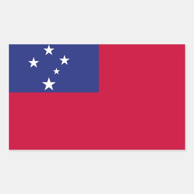 Samoa Flag Sticker (Front)