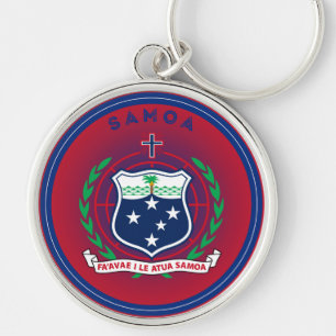 Samoa Heritage Emblem Keychain