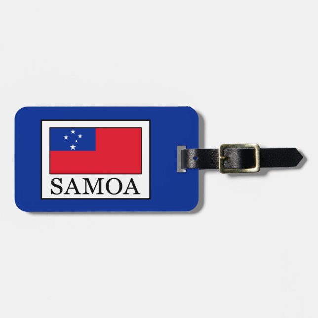 Samoa Luggage Tag (Front Horizontal)